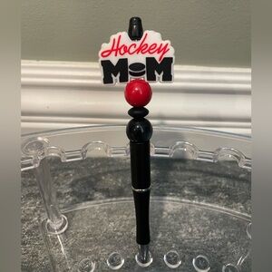 Hockey Mom Homemade Beadable Pen
